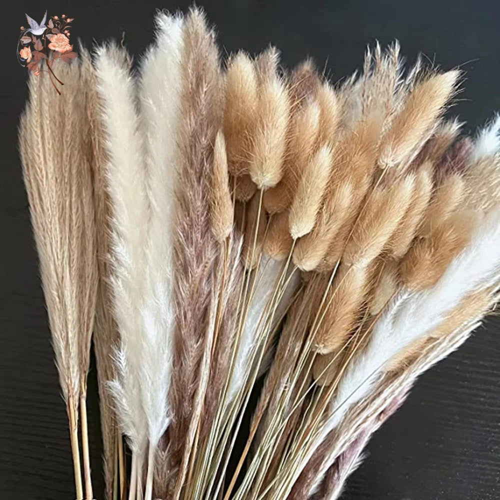 Pampas tørrede blomster buket